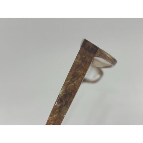 Lilly Pulitzer - Winnie Brown 49-16-130 Acetate Marble Glasses Frames - Picture 4 of 8